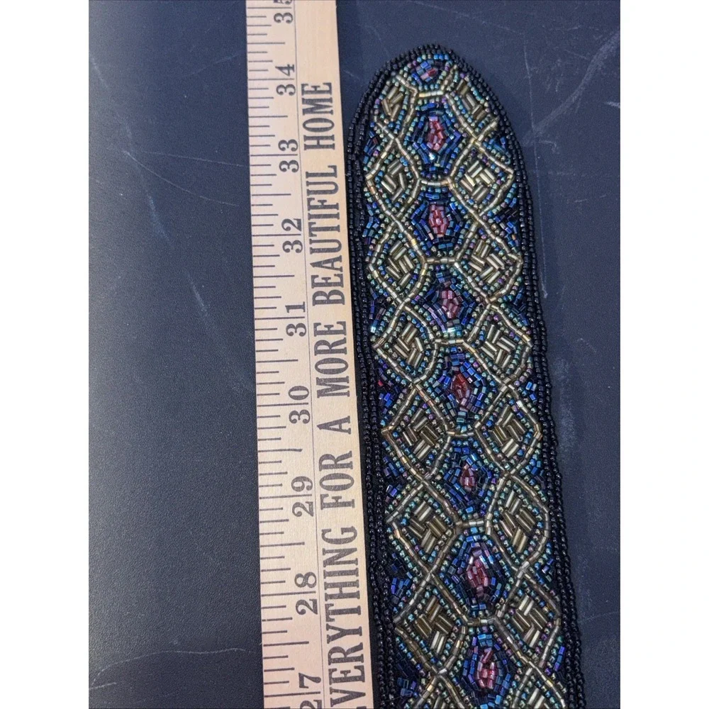Vintage Beaded Belt 80s